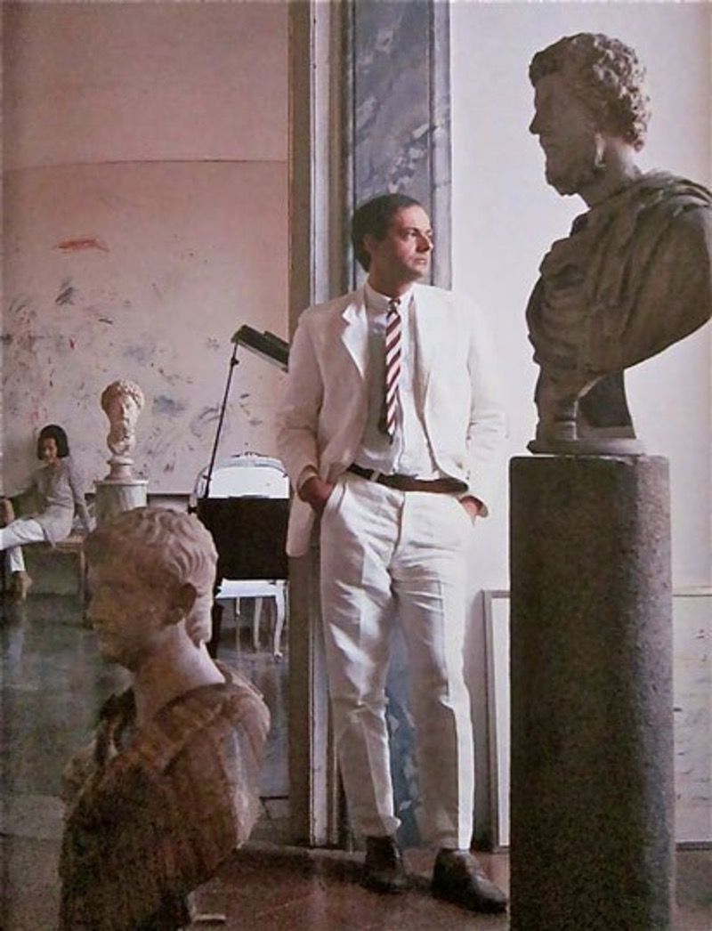 Cy Twombly e l'Italia